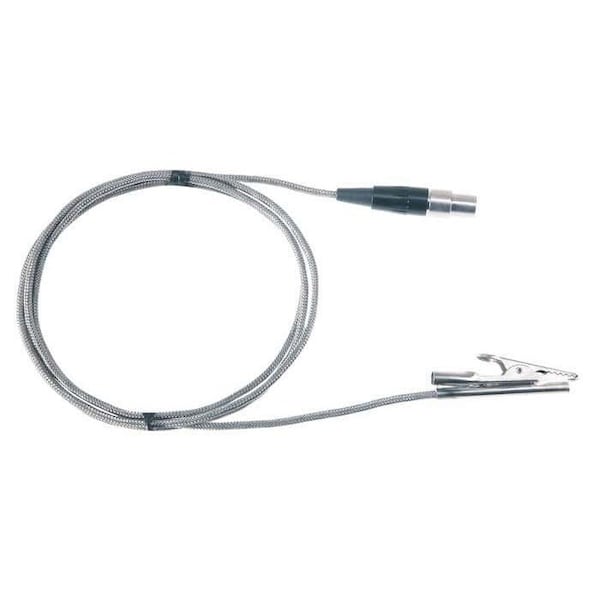 Alligator Clip RTD Probe, 100 Ohm, 10-ft
